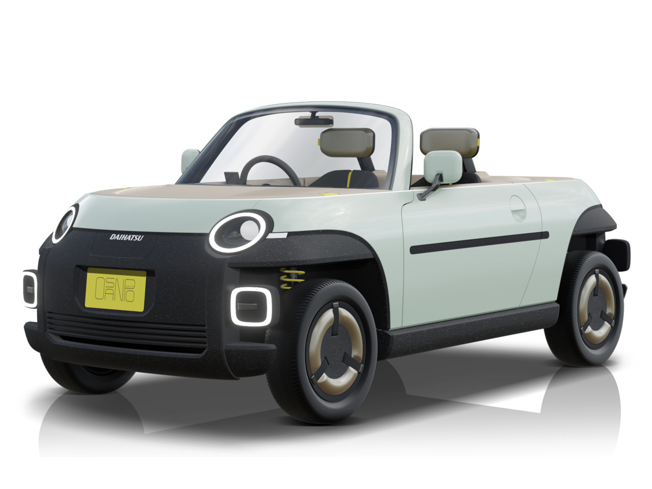 ダイハツ、オープンカーの軽乗用BEVを含む5台のコンセプトカーを