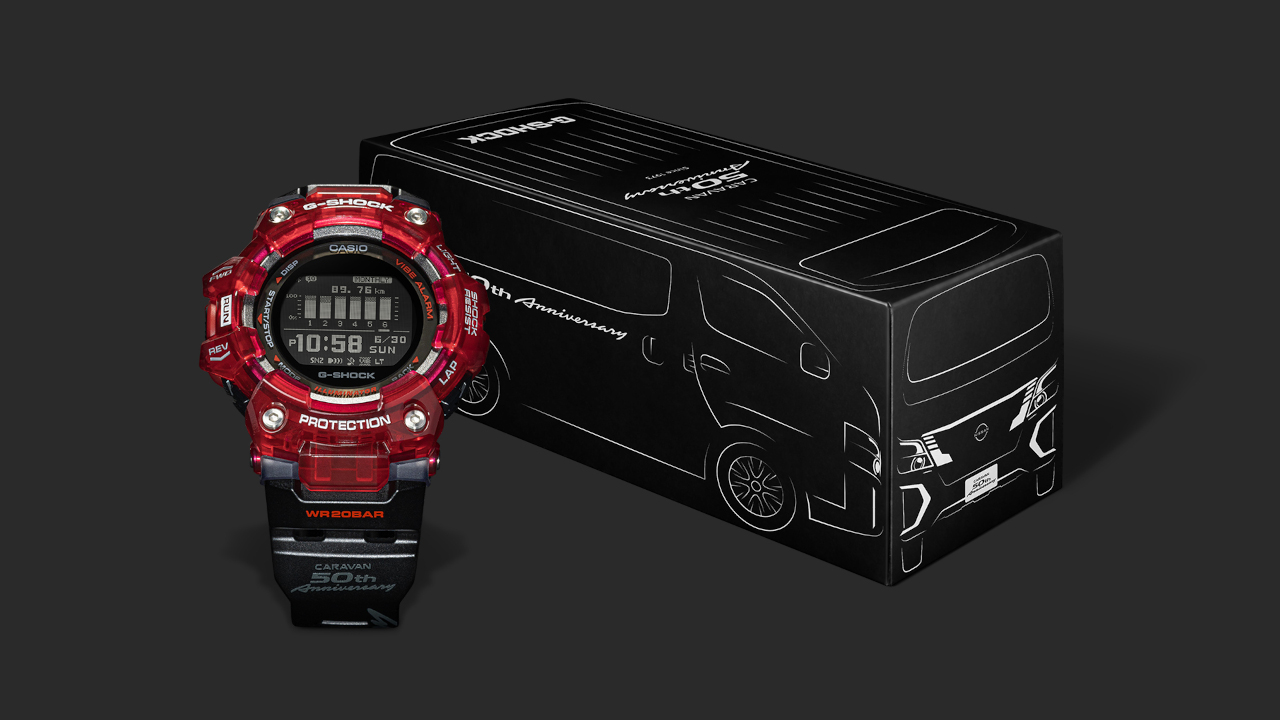 キャラバン誕生50周年オリジナルG-SHOCK GBD-100SM-4A1